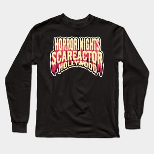 SCAREACTOR HOLLYWOOD (RED) Long Sleeve T-Shirt